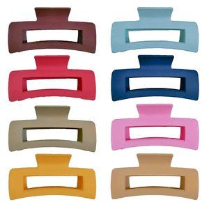 Hair Claw Clip 8 Pcs Pack New big size